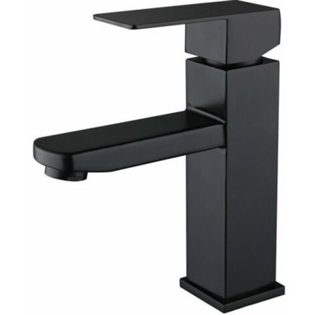 Yksiotekoinen pesuallashana, musta 304 ruostumaton teräs, säädettävät kuuma- ja kylmäasetukset