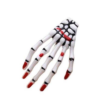 Skeleton Hand Hair Clip Halloween Hårnål B B