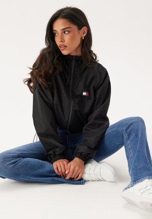 TOMMY JEANS - Tjw Essential Windbreaker Ext - BDS Black