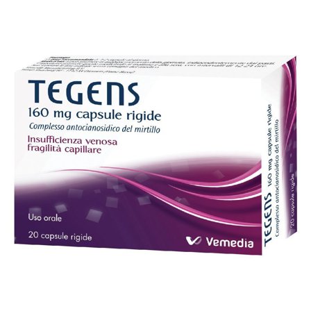 Tegens 160 mg per l'insufficienza venosa, gambe gonfie, stanche e