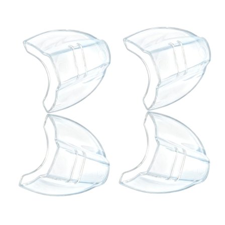 Bekvämt skyddsglasögonskydd, verktygslös installation för smala breda ramar