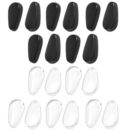 10 par beskyttende udskiftningsdele til briller Næsepuder Selvhæftende vanddråbe