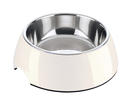 Hunter - Skål Melamin Hvit 1400 ml - Hund - Matplass & vannautomater for hund - Matskåler og vannskåler - ZOO.no