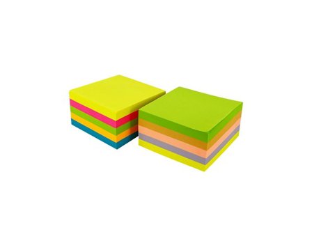 LYRECO Notes kub prem 76x76 färger 2/fp - Lyreco - Kontorsmaterial - Notes och Post-It - Notes - Kuber
