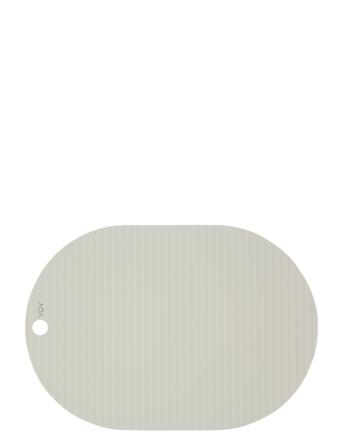 Ribbo Placemat - 2 Pcs/Pack Home Textiles Kitchen Textiles Placemats Hvit OYOY Living Design