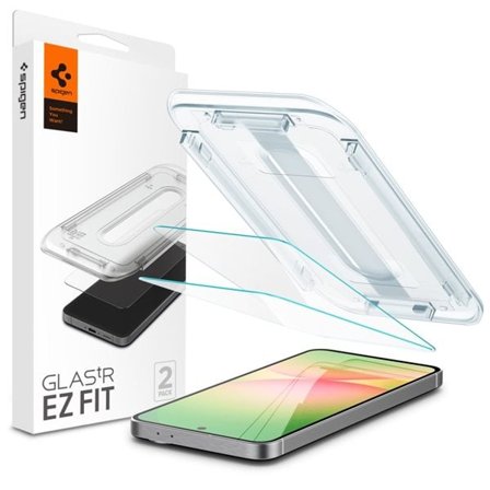 Spigen Glas.tR EZ Fit herdet glass for Samsung Galaxy S24 FE (2 stk.)