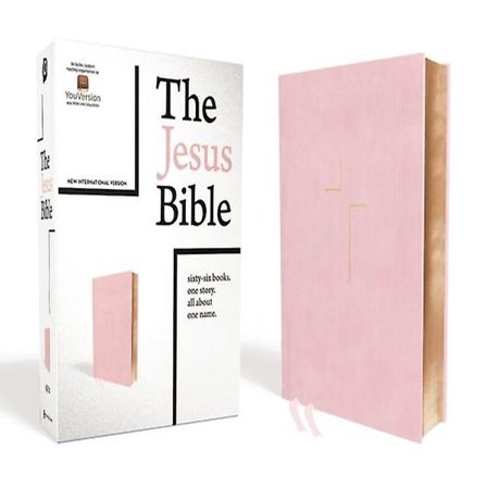 The Jesus Bible Niv Edition Leathersoft Over Board Rosa Comfort Print av Zondervan Zondervan Pocketbok