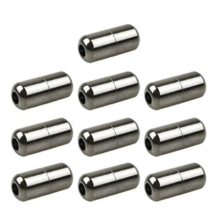 10 stk. Slipsko-snørebånd tilbehør Sko Laces Spænde Lås Elastisk