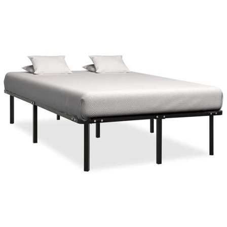 VidaXl Sängram Svart Metall Höga Ben 140X200 Cm - Litenleker