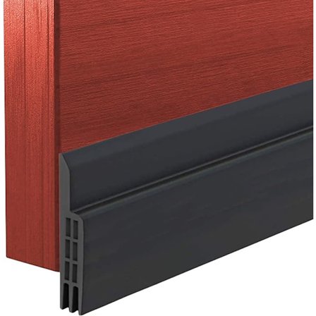 Kylmän sään oven pohja, äänieristetty ovi, silikonieristetty tiiviste autotallin oven tiiviste, kuminen kylmän sään oven tiiviste, 1 m tiivistenauha