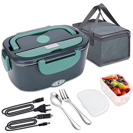 Electric Lunch Box with Heating Function - 3-in-1 for Car, Truck and Work