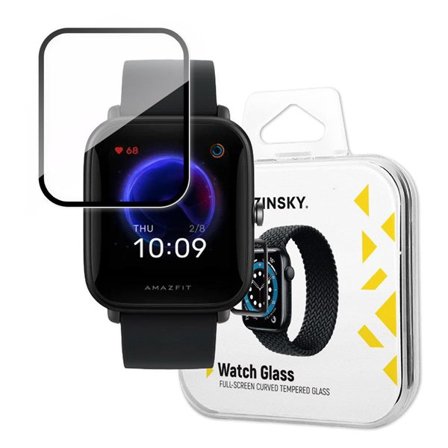 Wozinsky Watch Glass hybridglas til Xiaomi Amazfit Bip U sort