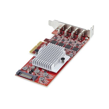 StarTech 4-PORT USB TYPE-C PCIE CARD - USB-C 3.2 10GBPS PCI EXPRESS TAA ACCS