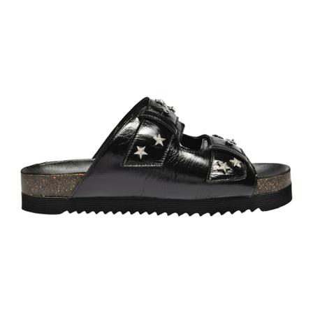 Zadig & Voltaire, Alpha Vintage Sandals Zwart, Dames, Maat:39 EU