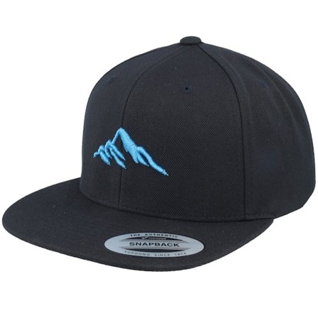 Wild Spirit - Black - snapback - Cap - Mountain 3d Blue/Black Snapback - Hatstore