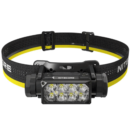 Nitecore HC65 UHE, grå Black