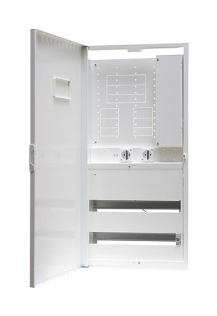 Garo KMNU 40-2/5 Sentralapparat utenpåliggende, U 2 x 20 moduler, Elfordeling & strømforsyning