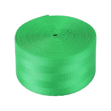 Modifisert Polyester Bilbelte Sikkerhetsbelte - FARGE: Fluorescerende Grønn