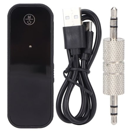 Bluetooth AUX-adapter Trådlös Brusreducering Handsfree Sändare Mottagare för Bil Hemstereo Trådbundna Hörlurar