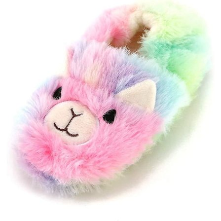 Drenge Piger Varm Plys Dyr Tøfler Børn Vinter Indendørs Husholdningssko