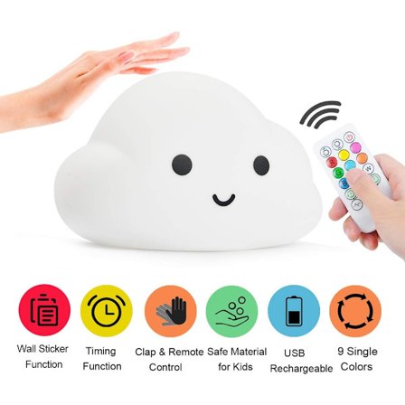 *Nattlys LED nattlys Sengelampe Nattlys Barn USB*