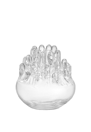 Kosta Boda Ljuslykta Polar Dekoration Transparant H : 20cm