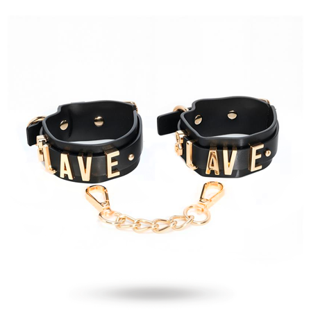 Slave Handcuff With Golden Chain