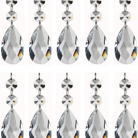 Feililong 12 kappaletta pisarakristallikorun riipus lasi lasihelmi KLB