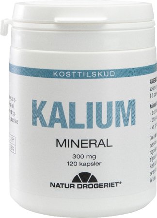 Natur Drogeriet Kalium 120 stk., Helse & Madvarer, Mineraler, Kalium