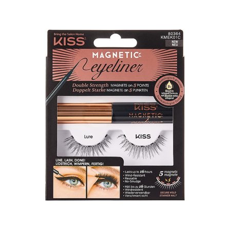 Kiss Magnetic Eyeliner Kit Lure, Makeup, Tilbehør, Vippelim