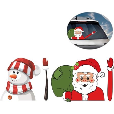 2 stk. julevinkende til julebilsdekoration julevind