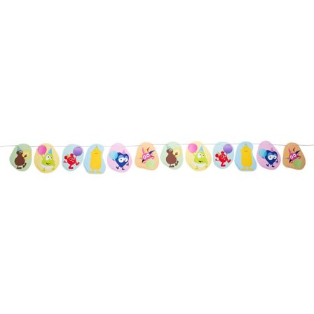 Babblarna Flaggbanderoll 3m - Babblarna Kalas Dekoration - Kalaslagret.se