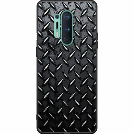 Oneplus 8 Pro Svart Skal Metalliskt Mönster