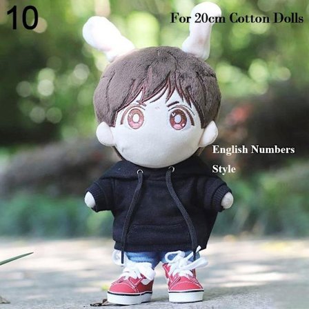 20 cm Dockkläder Dockhuvtröjor 10 10