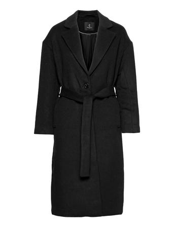 Katarinabbbjezze Coat Black Bruuns Bazaar