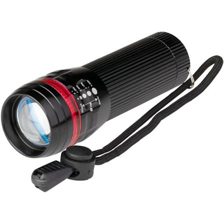 ALUMINI Kannettava LED-taskulamppu - Mini LED-taskulamppu 3 Kirkkautta - Hätä- tai taskutyölamppu 50 m kantama säädettävällä tarkennuksella