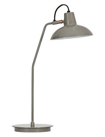 house doctor | Bordlampe, Hddesk, Grå | L:34CM