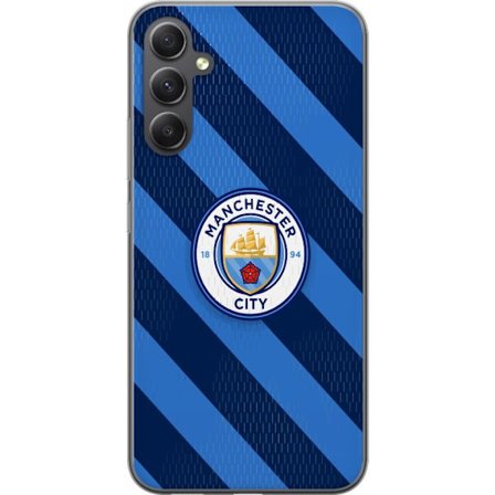 Kompatibelt Mobilskal till Samsung Samsung Galaxy A35 Paris Saint-Germain klubbmärke med Eiffeltorn, blå cirkulär logotyp med röd mittlinje och de