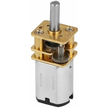 Girmotor, N20 DC3V 6V 12V 50-2000RPM Hastighetsreduksjonsmotor med metallgirboks(Modell:12V 200RPM)