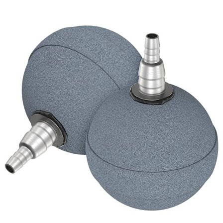 Akvarie 5cm luftsten kugle boble diffusor frigivelsesværktøj til luft pumper fiske tanke spande damme og DWC reservoirer, 2 pakke