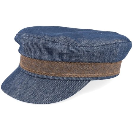 CTH Ericson - Blå vega Keps - Båtsman Organic Denim Blue Vega Cap @ Hatstore