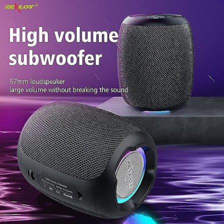 Zealot S53 Bärbar Trådlös Högtalare Bluetooth Vattentät