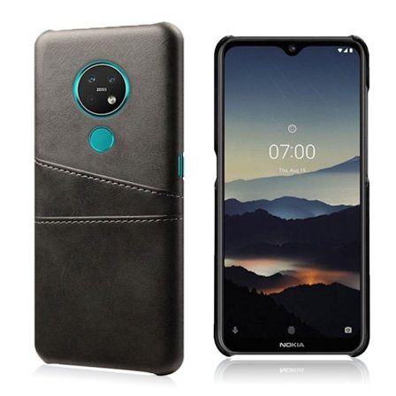 Dual Card Nokia 7.2 / Nokia 6.2 kotelot - Musta