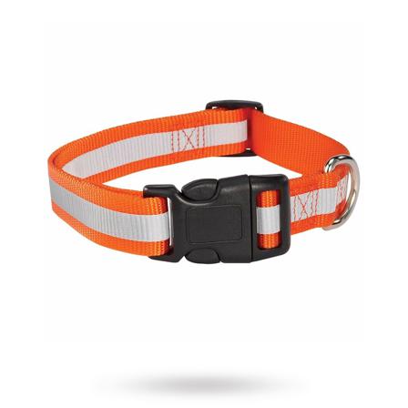 GG Reflexhalsband Orange - Scarfes, Charms & Halsbandssmycken, Draglinor, Läder- & Textilhalsband på Doggie.se