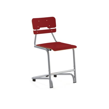Classroom chair DOCTRINA, H 500 mm, black
