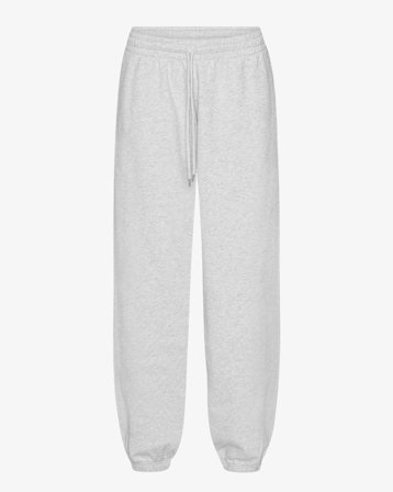 Organic Relaxed Sweatpants - Snow Melange L