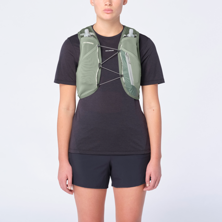 Salomon - Sac de running Active Skin 4 Set - Laurel Wreath / Lily Pad - L