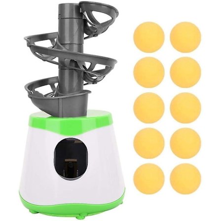 Automatisk Boldmaskine Bordtennis Træningsudstyr Ping Pong Automatisk Serverings- og Kastemaskine Med 10 Bolde Til Sports Træning