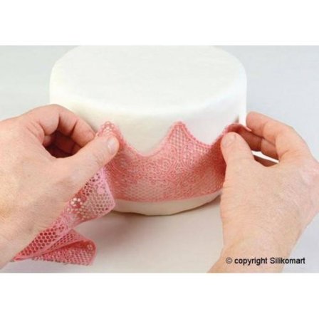 Tårtdekoration Spetsform Fantasy