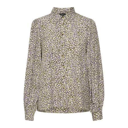 Soaked in Luxury Soaked In Luxury Slmoie Shirt Ls Bluser 30406697 Purple Animal Print Lilla, Dame Skjorter